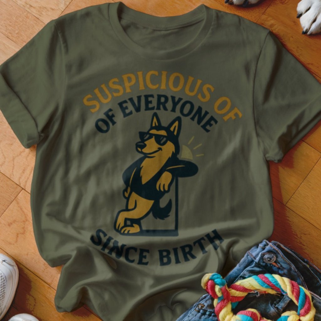 Suspicious of Everyone Shirt - The Pawsitive Initiative