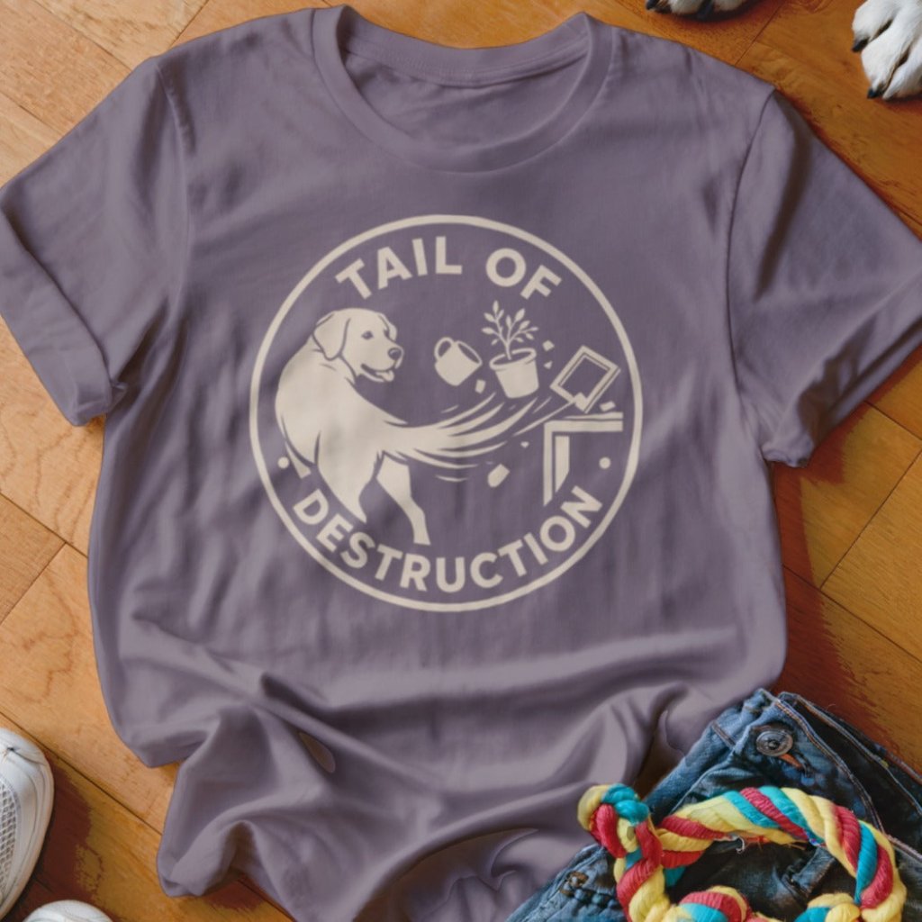 Tail of Destruction Shirt - The Pawsitive Initiative