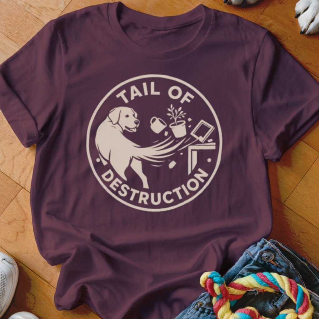 Tail of Destruction Shirt - The Pawsitive Initiative