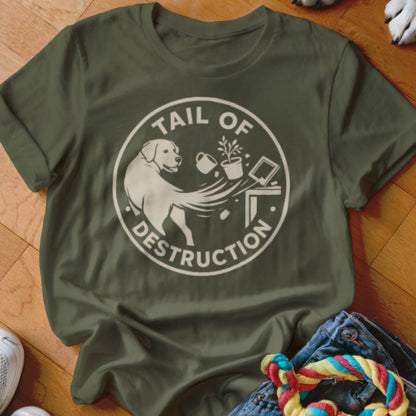 Tail of Destruction Shirt - The Pawsitive Initiative