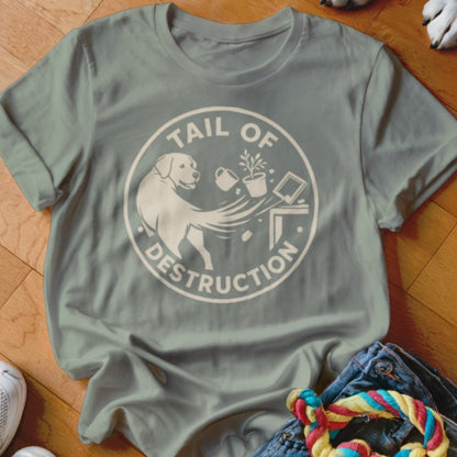 Tail of Destruction Shirt - The Pawsitive Initiative