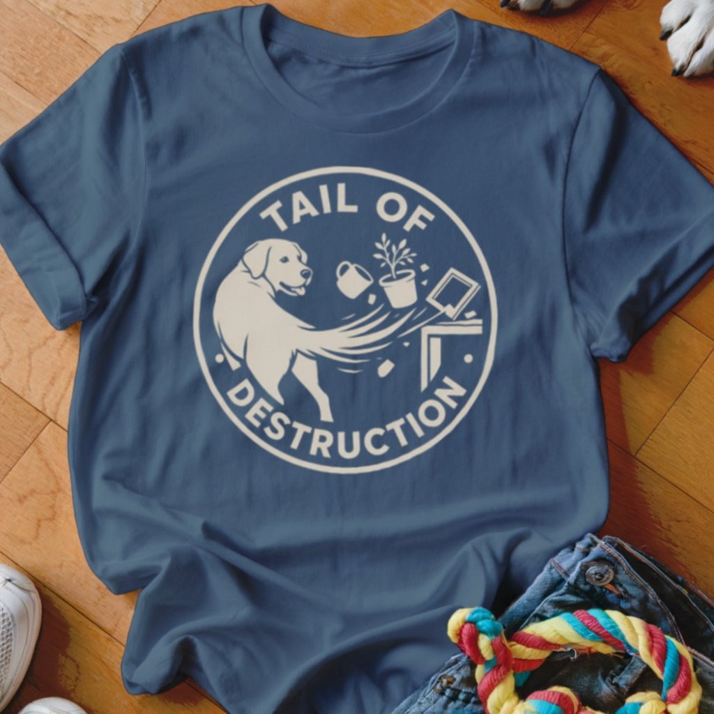 Tail of Destruction Shirt - The Pawsitive Initiative
