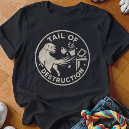 Tail of Destruction Shirt - The Pawsitive Initiative