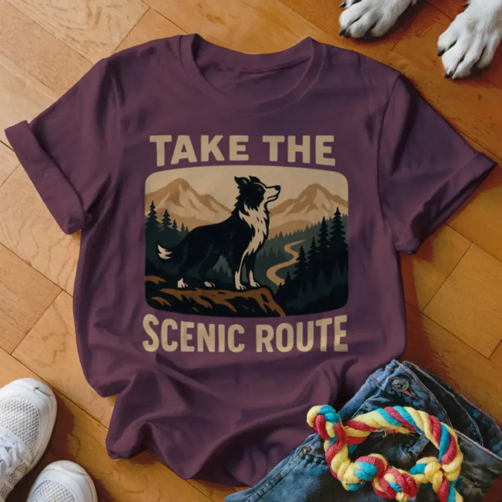 Take the Scenic Route Shirt - The Pawsitive Initiative