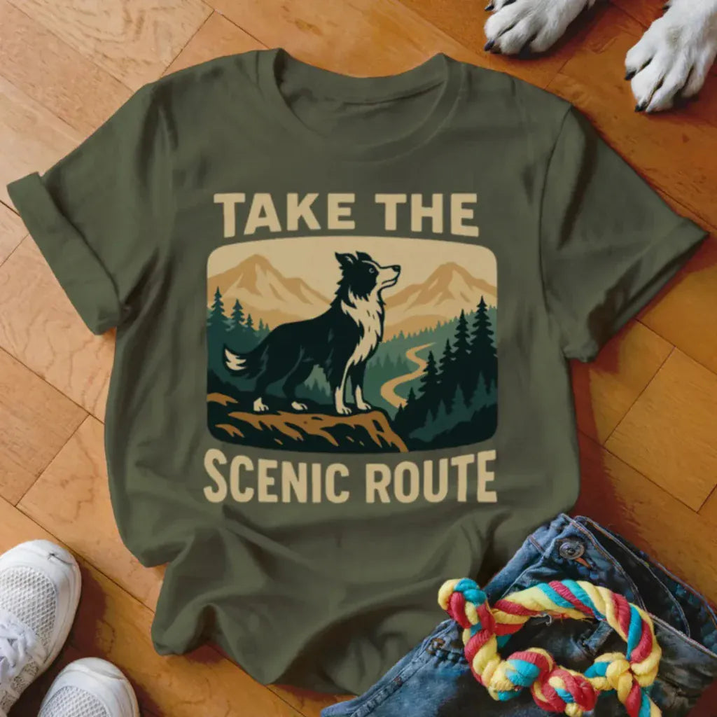 Take the Scenic Route Shirt - The Pawsitive Initiative