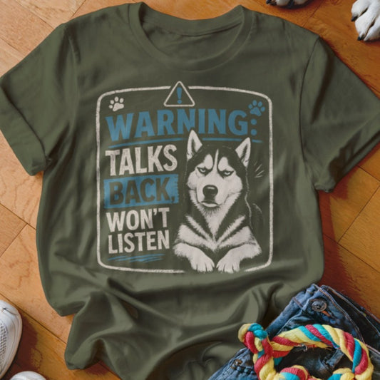Talks Back Shirt - The Pawsitive Initiative