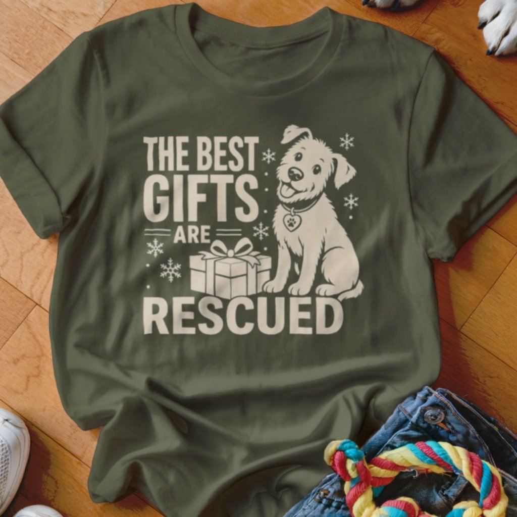 The Best Gifts Are Rescued Shirt - The Pawsitive Initiative