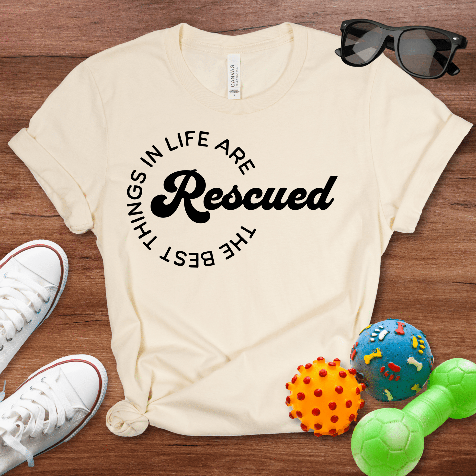 The Best Things In Life Are Rescued Shirt - The Pawsitive Initiative