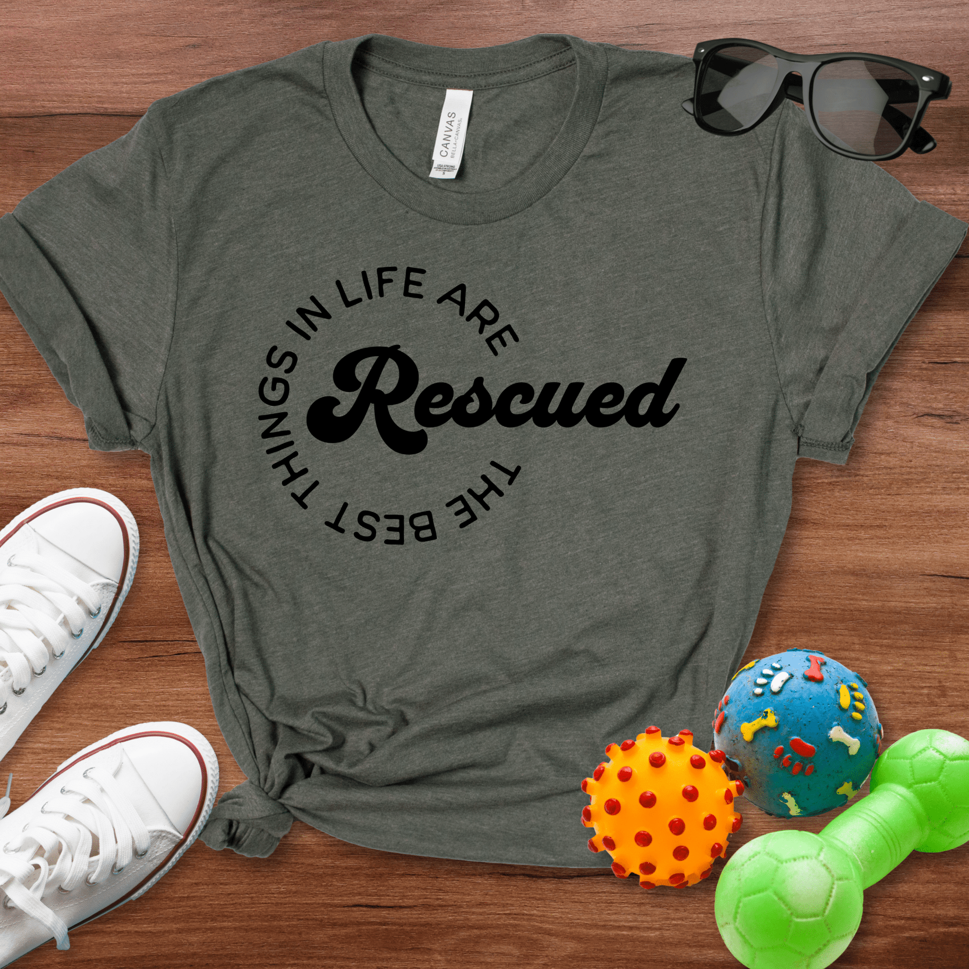 The Best Things In Life Are Rescued Shirt - The Pawsitive Initiative