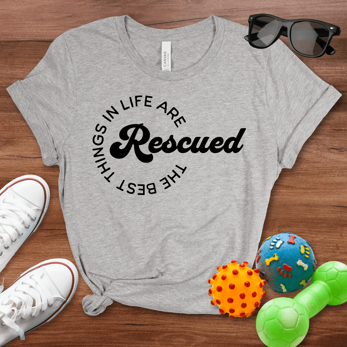 The Best Things In Life Are Rescued Shirt - The Pawsitive Initiative