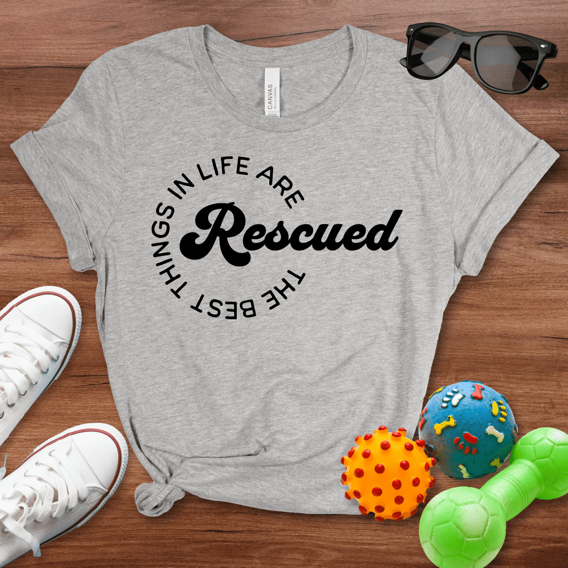 The Best Things In Life Are Rescued Shirt - The Pawsitive Initiative