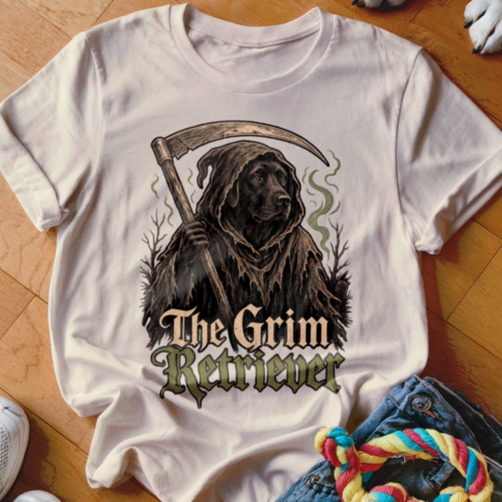 The Grim Retriever Shirt - The Pawsitive Initiative