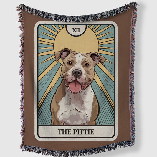 The Pittie Tarot Card Blanket - The Pawsitive Initiative