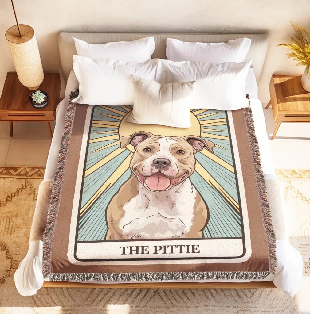 The Pittie Tarot Card Blanket - The Pawsitive Initiative