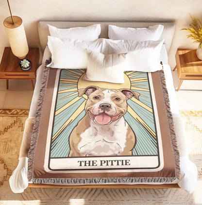 The Pittie Tarot Card Blanket - The Pawsitive Initiative