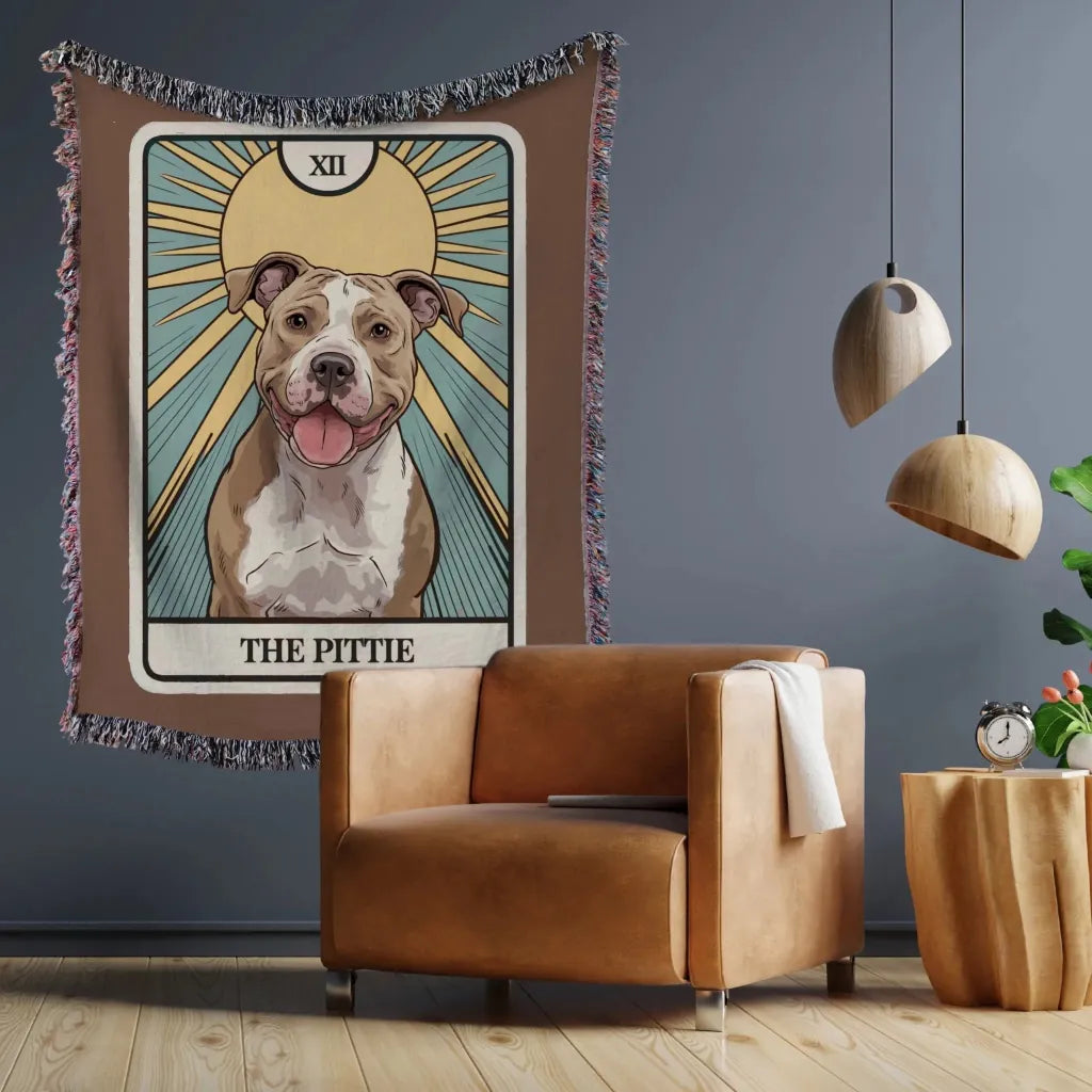The Pittie Tarot Card Blanket - The Pawsitive Initiative