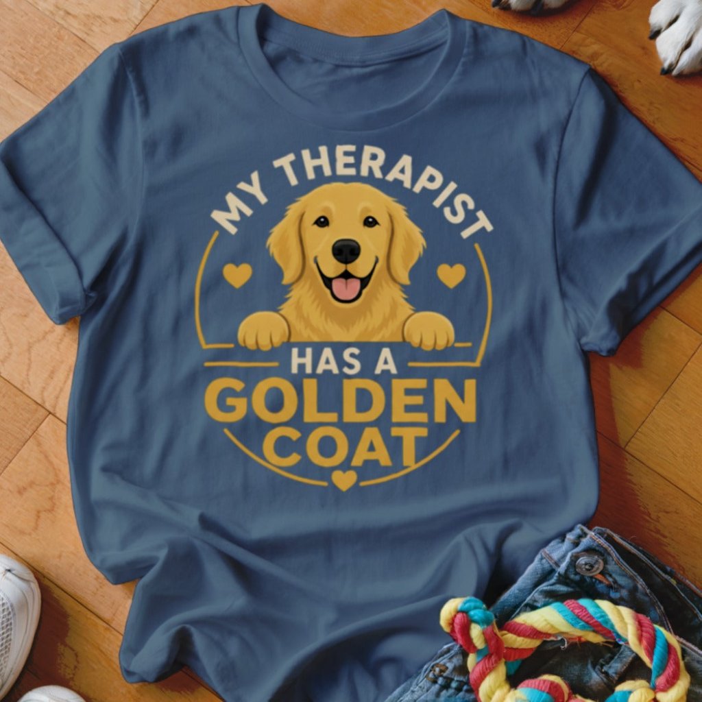 Therapist Has A Golden Coat Shirt - The Pawsitive Initiative