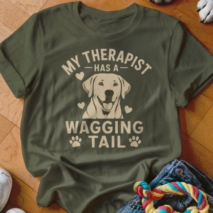 Therapist Has a Wagging Tail Shirt - The Pawsitive Initiative