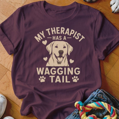 Therapist Has a Wagging Tail Shirt - The Pawsitive Initiative