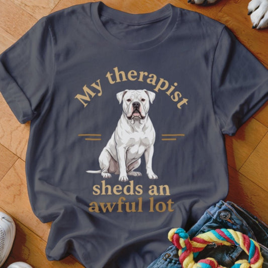 Therapist Sheds American Bulldog Shirt - The Pawsitive Initiative