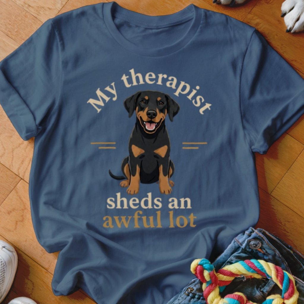 Therapist Sheds An Awful Lot Doberman Shirt - The Pawsitive Initiative