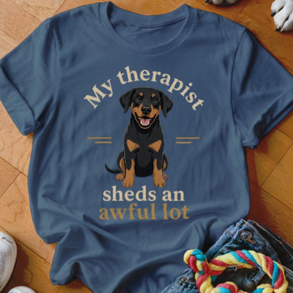 Therapist Sheds An Awful Lot Doberman Shirt - The Pawsitive Initiative