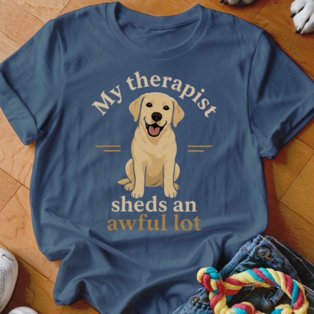Therapist Sheds An Awful Lot Labrador Shirt - The Pawsitive Initiative