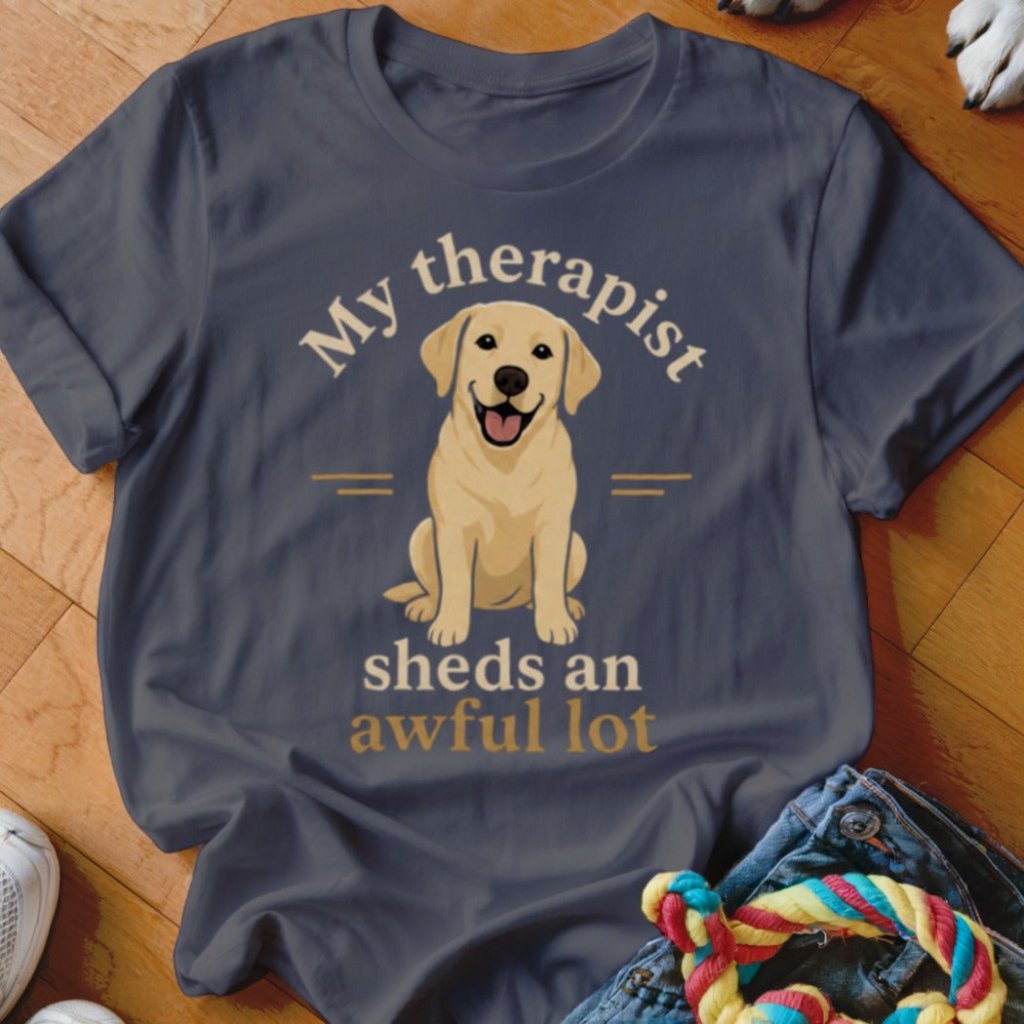 Therapist Sheds An Awful Lot Labrador Shirt - The Pawsitive Initiative