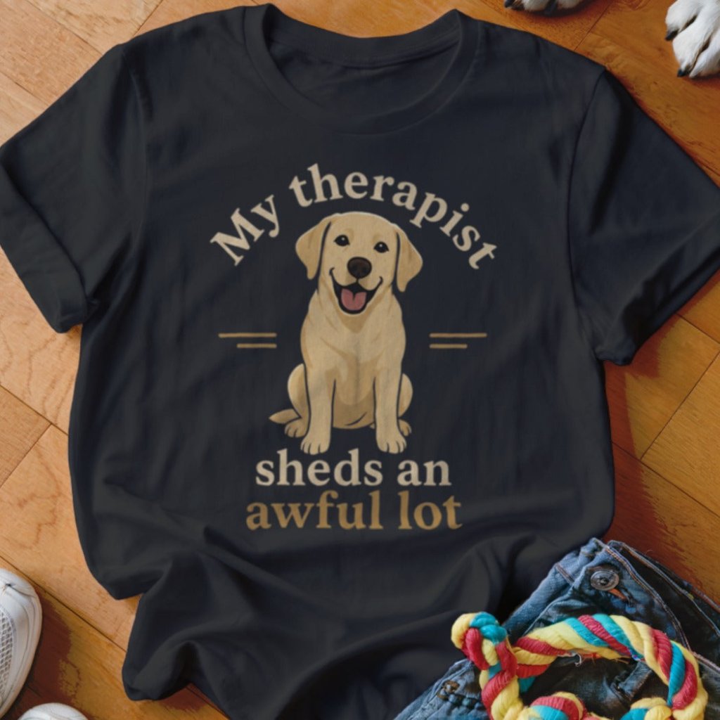Therapist Sheds An Awful Lot Labrador Shirt - The Pawsitive Initiative