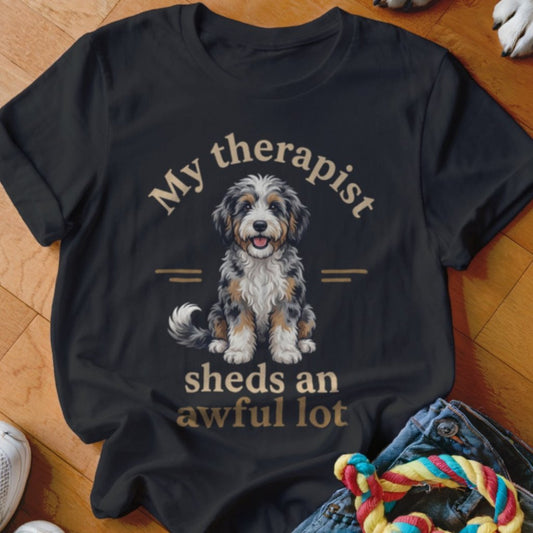 Therapist Sheds Aussiedoodle Shirt - The Pawsitive Initiative