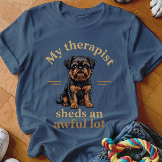 Therapist Sheds Brussels Griffon Shirt - The Pawsitive Initiative