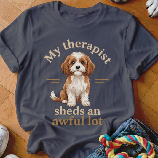 Therapist Sheds Cavapoo Shirt - The Pawsitive Initiative