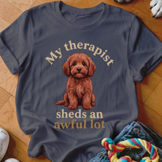 Therapist Sheds Cavapoo Shirt - The Pawsitive Initiative