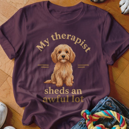 Therapist Sheds Cavapoo Shirt - The Pawsitive Initiative