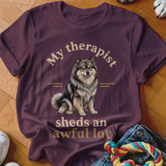 Therapist Sheds Finnish Lapphund Shirt - The Pawsitive Initiative