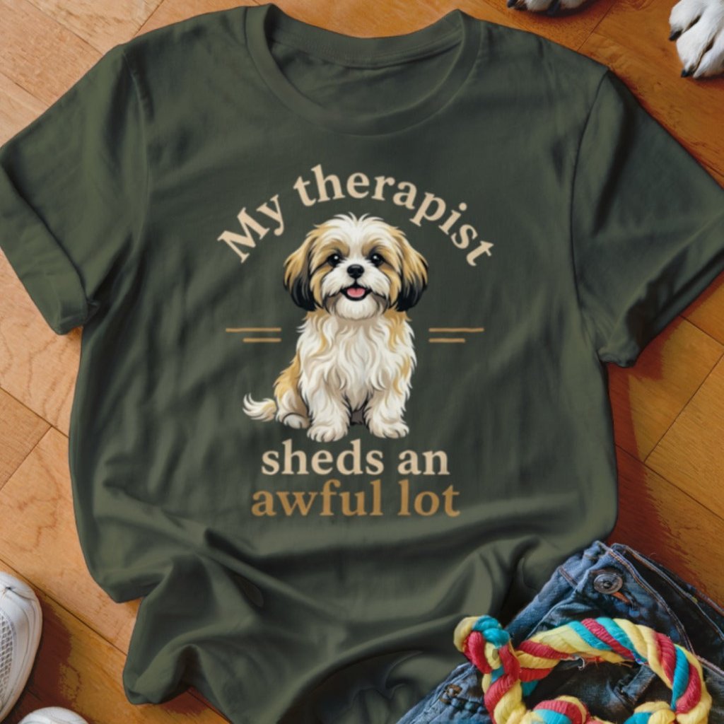 Therapist Sheds Shih Tzu Shirt - The Pawsitive Initiative