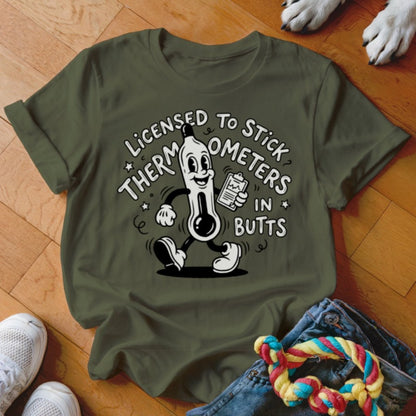 Thermometers in Butts Shirt - The Pawsitive Initiative
