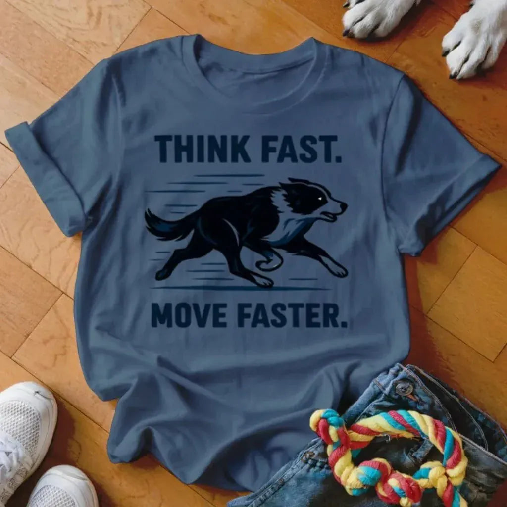Think Fast Move Faster Shirt - The Pawsitive Initiative