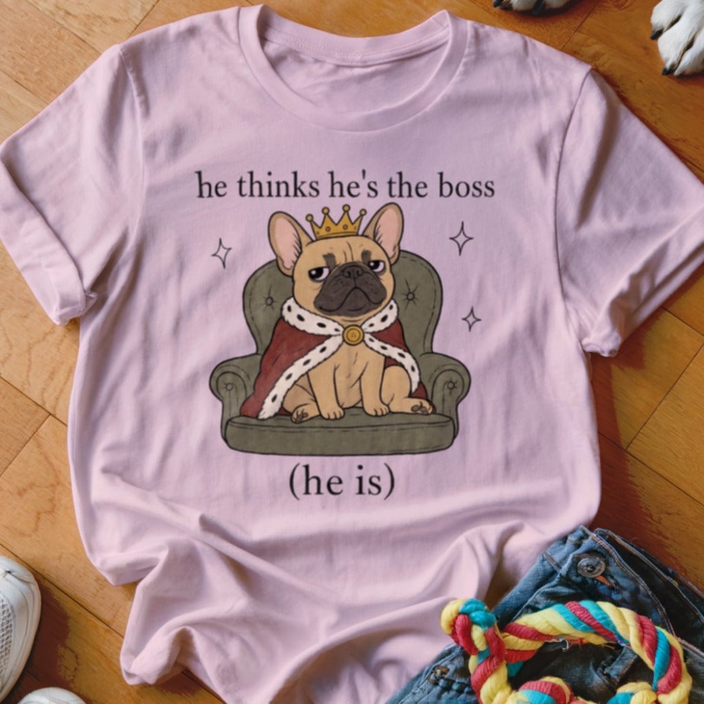 Thinks He's The Boss Shirt - The Pawsitive Initiative