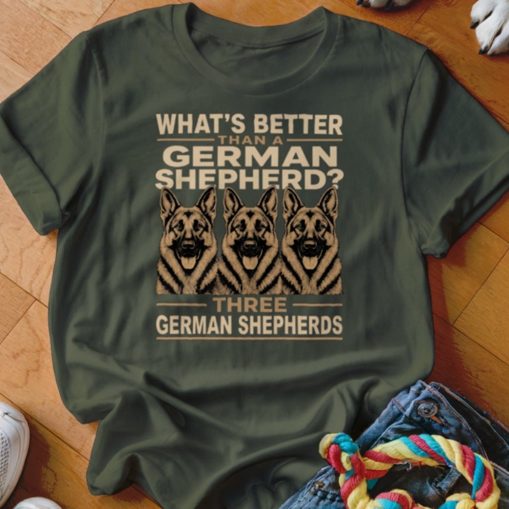 Three German Shepherds Shirt - The Pawsitive Initiative