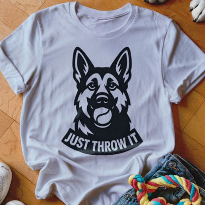 Throw It GSD Shirt - The Pawsitive Initiative