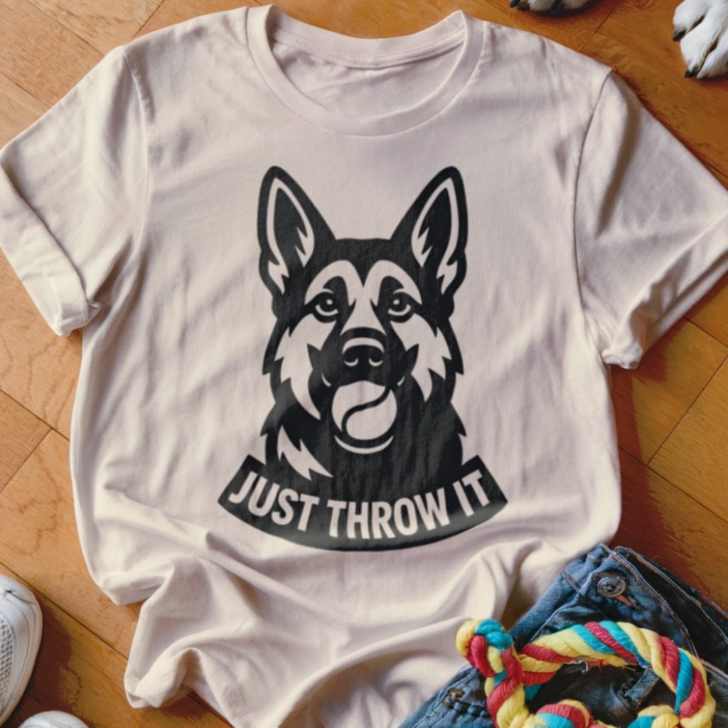 Throw It GSD Shirt - The Pawsitive Initiative
