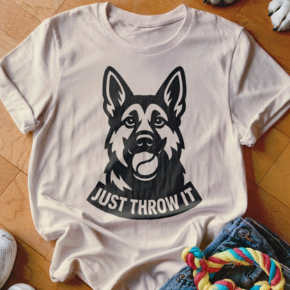 Throw It GSD Shirt - The Pawsitive Initiative