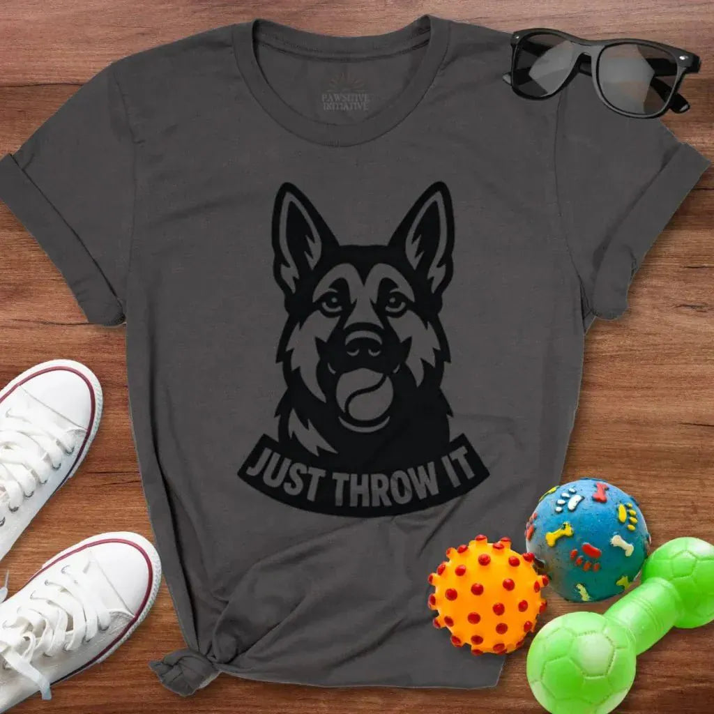 Throw It GSD Shirt - The Pawsitive Initiative