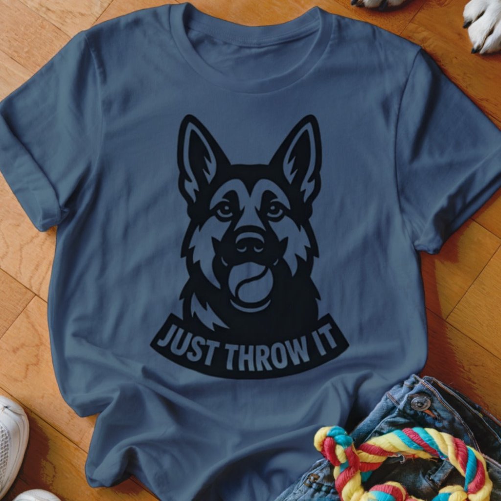 Throw It GSD Shirt - The Pawsitive Initiative