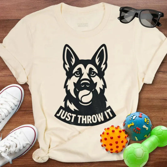 Throw It GSD Shirt - The Pawsitive Initiative