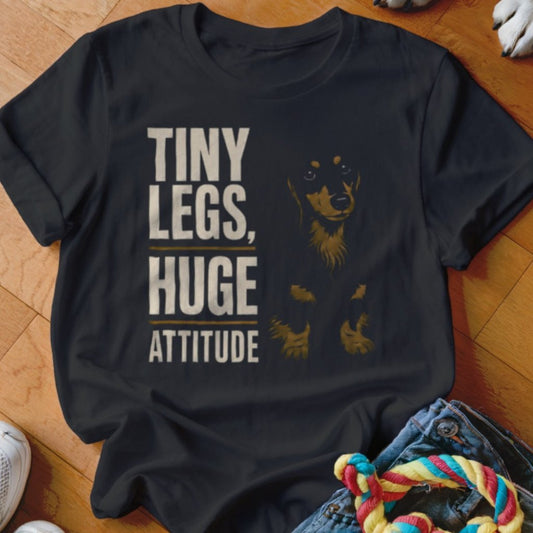 Tiny Legs, Huge Attitude Shirt - The Pawsitive Initiative