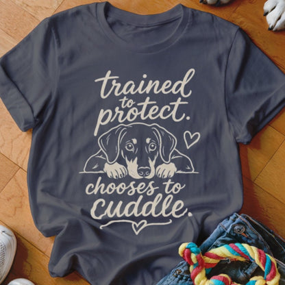 Trained To Protect Shirt - The Pawsitive Initiative