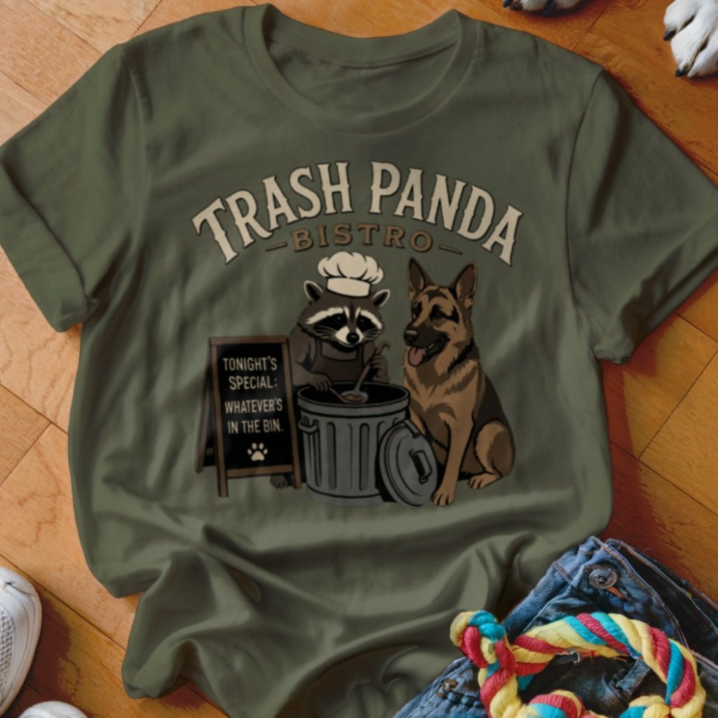 Trash Panda Bistro Shirt - The Pawsitive Initiative