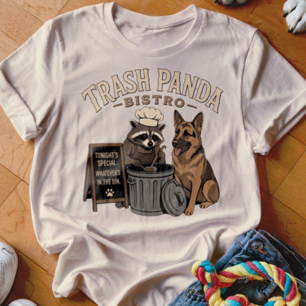 Trash Panda Bistro Shirt - The Pawsitive Initiative